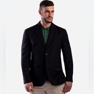 Scottevest Sport Coat/Blazer, Size 40R, Color Black